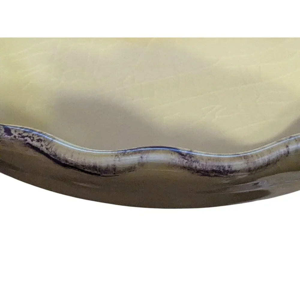 Sur la Table Mustard Yellow Pie Plate Quiche or Casserole Dish 9.5 in x 1.5 in
